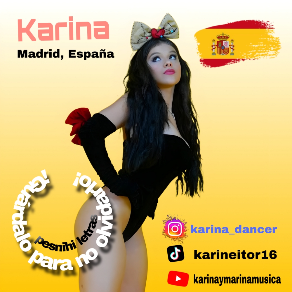 Karina y Marina es el nombre artístico de la YouTuber e influencer española Karina, conocida por su canal de YouTube «Karina & Marina»